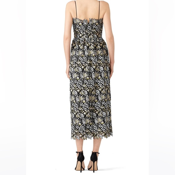 Monique Lhuiller Garden Lace Dress Size 14 - Picture 4 of 5